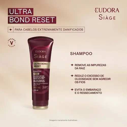 Shampoo Eudora Siàge Ultra Bond Reset 250ml