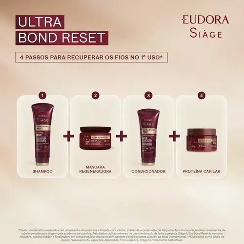Condicionador Eudora Siàge Ultra Bond Reset 200ml