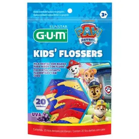 Fio Dental Infantil Gum Flosser Patrulha Canina 20 Unidades