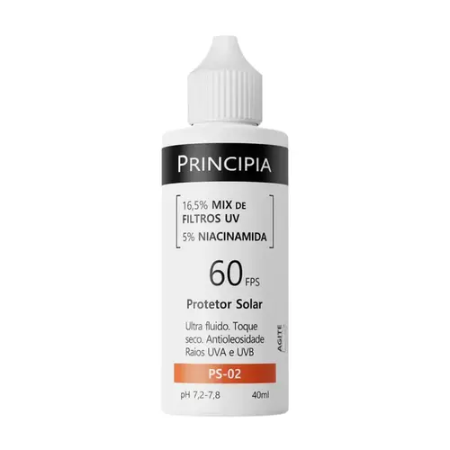 Protetor Solar Facial Principia PS-02 FPS60 40ml