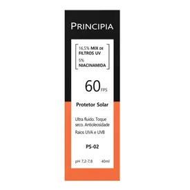 Protetor Solar Facial Principia PS-02 FPS60 40ml
