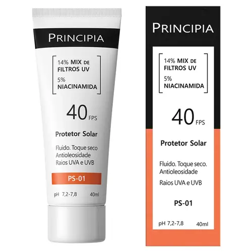 Protetor Solar Facial Principia PS-02 FPS40 40ml