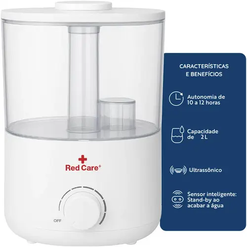 Umidificador Ultrassônico RedCare 2 Litros - Supermedy