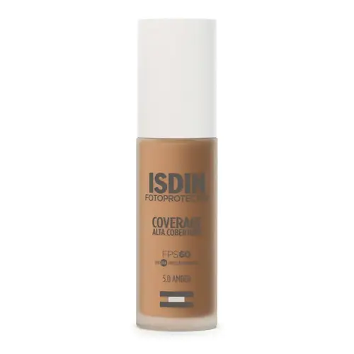 Protetor Solar Facial ISDIN Coverage 5.0 Amber FPS60 30g