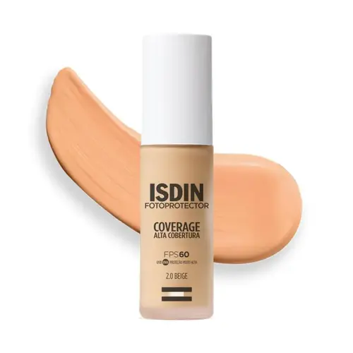 Protetor Solar Facial ISDIN Coverage 2.0 Beige FPS60 30g