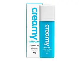 Creme Facial Creamy Skincare 10% AHA Ácido Glicólico + Niacinamida 30g