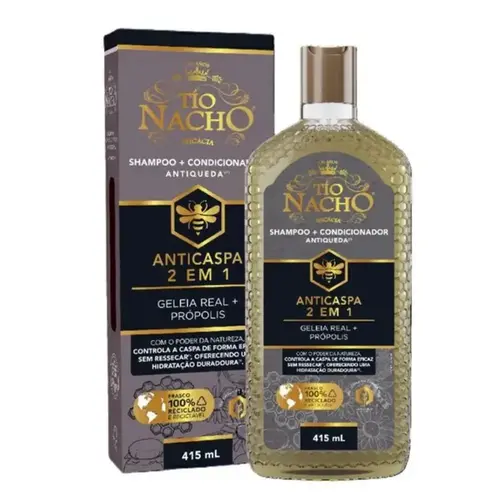 Shampoo Tio Nacho Anticaspa 2 em 1 415ml