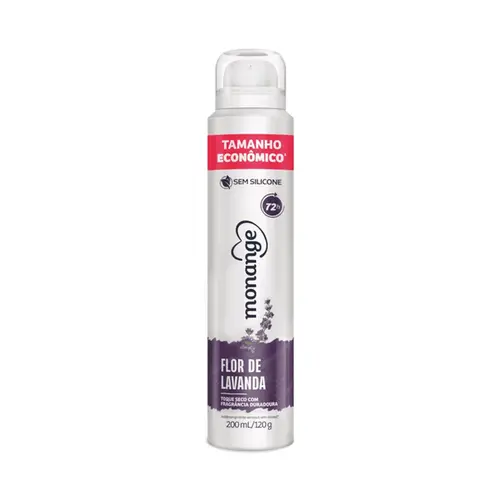 Desodorante Feminino Monange Flor de Lavanda Aerossol 200ml