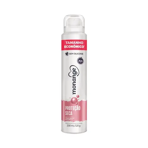Desodorante Feminino Monange Proteção Seca Aerossol 200ml
