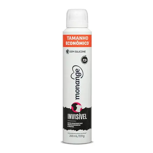 Desodorante Feminino Monange Invisível Aerossol 200ml