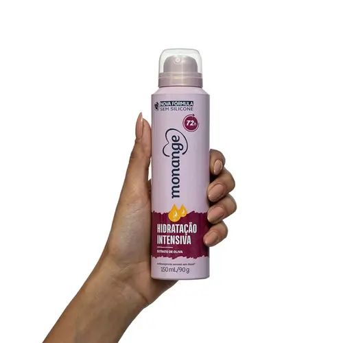 Desodorante Feminino Monange Hidratação Intensiva Aerossol 200ml