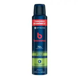 Desodorante Masculino Bozzano Antibac + Fresh 72h Aerossol 200ml