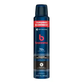 Desodorante Masculino Bozzano Power Protection Carvão Ativado 72h Aerossol 200ml