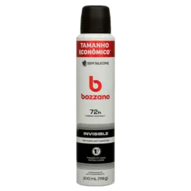 Desodorante Masculino Bozzano Invisible 72h Aerossol 200ml