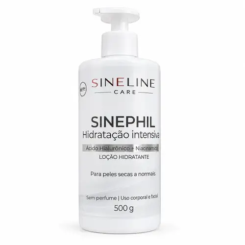 Hidratante Intensivo Sinephil Pump 500g - Sineline Care