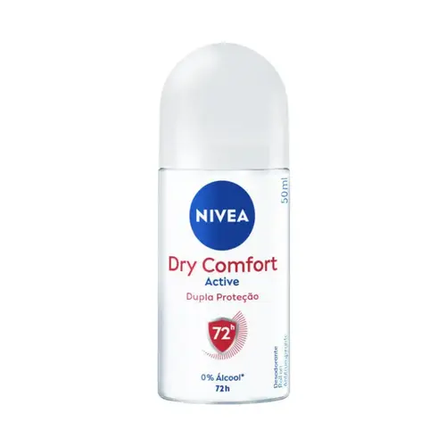 Desodorante Feminino Nivea Active Dry Comfort Roll On 50ml