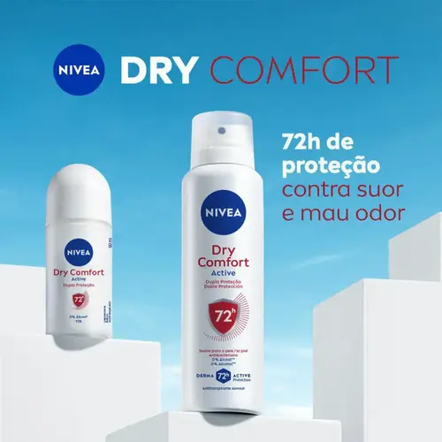 Desodorante Feminino Nivea Active Dry Comfort Roll On 50ml