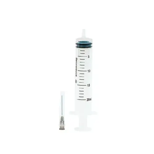 Seringa com Agulha Descarpack 20ml 25 x 0,70mm Bico Luer Slip - 1 Unidade