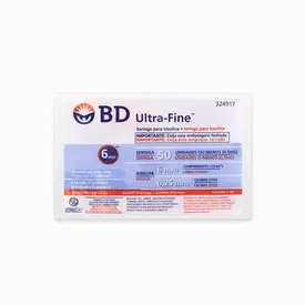 Seringa para Insulina BD Ultra-Fine 6mm 50UI - 10 Unidades