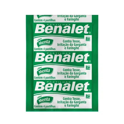 Pastilhas Benalet Menta 4 Pastilhas