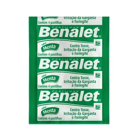 Pastilhas Benalet Menta 4 Pastilhas