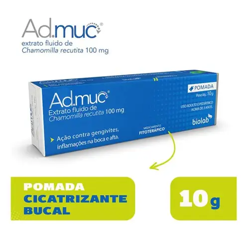 AD-Muc 100mg/g - Pomada com 10g