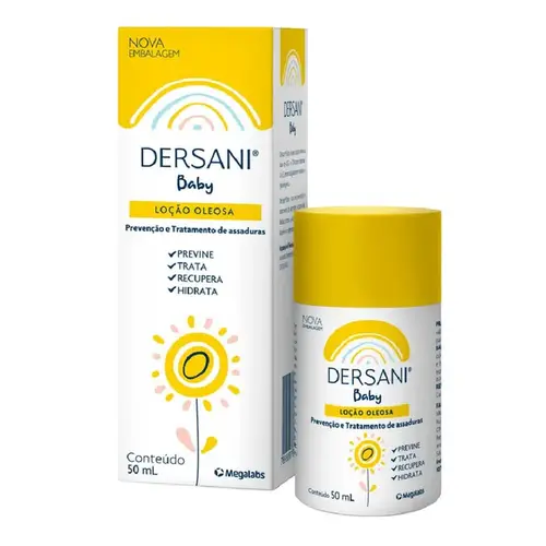 Loção Oleosa Anti-Assaduras Dersani Baby 50ml