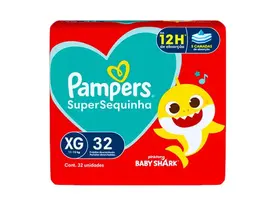 Fralda Pampers Super Sequinha Mega XG 32 Unidades