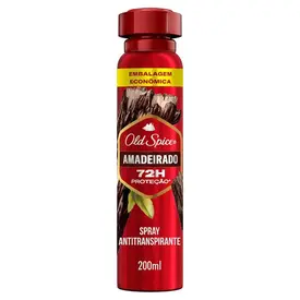 Desodorante Antitranspirante Aerossol Old Spice Amadeirado 200ml