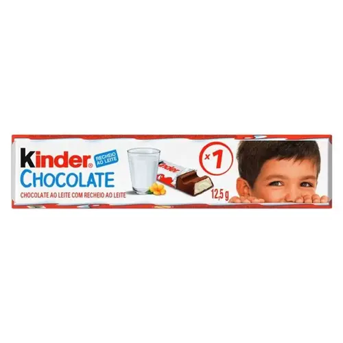 Chocolate Kinder Chocolate Mini Barra Individual 12,5g