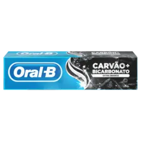 Creme Dental Oral B Extra Branco Bicarbonato + Carvão 70g