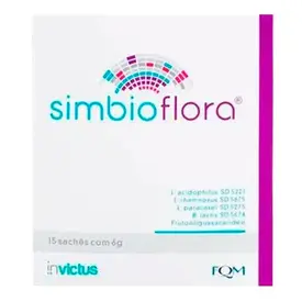 Probiótico Simbioflora 15 Sachês com 6g - Farmoquímica