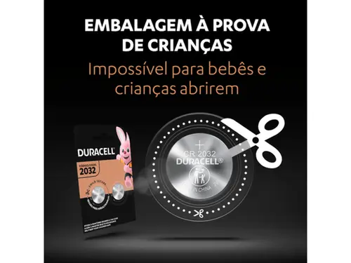 Bateria Duracel 2032 3V - 1 Unidade