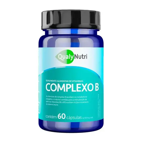 Complexo B 250mg 60 Cápsulas - Qualy Nutri