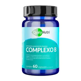 Complexo B 250mg 60 Cápsulas - Qualy Nutri