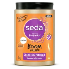 Creme para Pentear Seda Boom Volumão Power Pote 1kg
