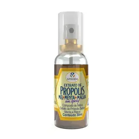Spray Própolis Apis Vida - Sabor Menta e Malva - 30ml