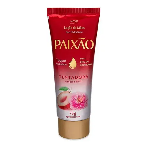 Loção Hidratante para as Mãos Paixão Tentadora Ameixa Rubi 75g