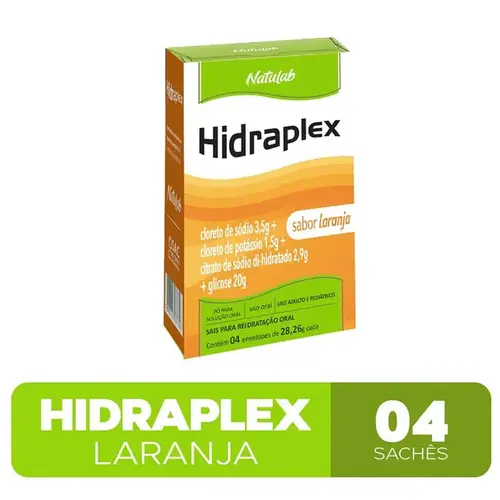 Hidraplex Po Laranja 4 Envelopes