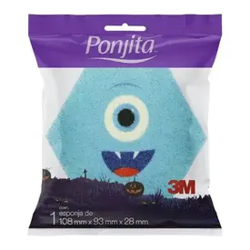 Esponja de Banho Infantil Monstros Ponjita 3M