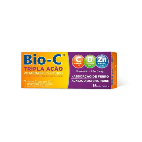 Bio - C Tripla Ação 10 Comprimidos Efervescentes