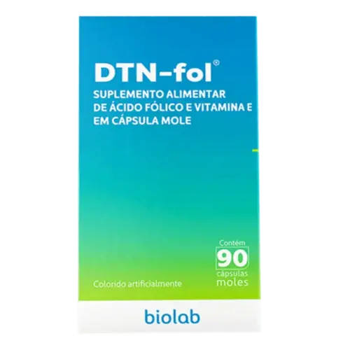 DTN-Fol 400mcg + 10mg - 90 Cápsulas Moles
