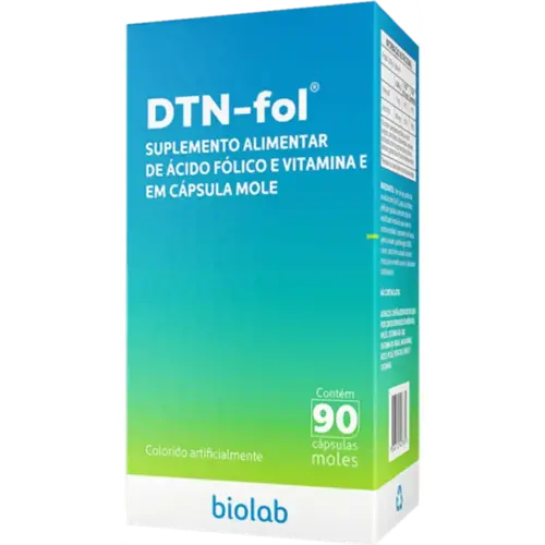 DTN-Fol 400mcg + 10mg - 90 Cápsulas Moles