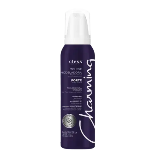 Mousse Modelador de Cabelo Cless Charming Forte 140ml