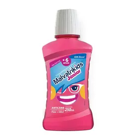 Enxaguante Bucal Infantil Malvatrikids Júnior Anticáries Tutti-Frutti 250ml