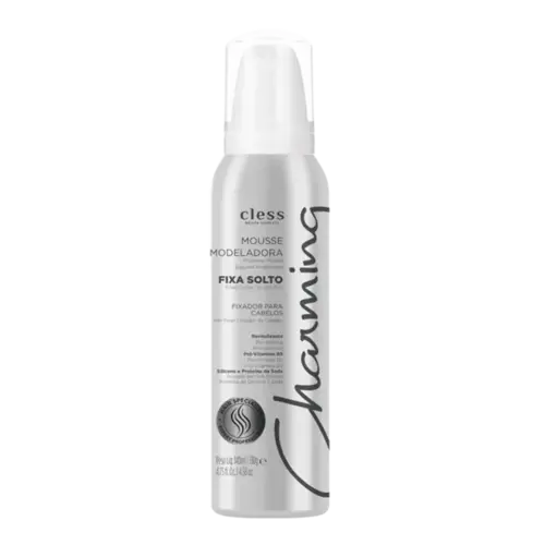 Mousse Modelador de Cabelo Cless Charming Normal Fixa Solto 140ml