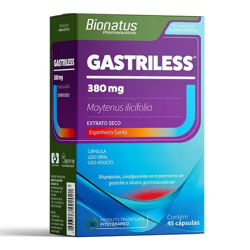 Espinheira Santa Gastriless 380mg 45 Cápsulas