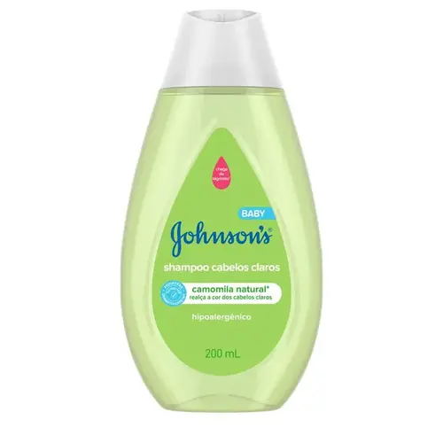 Shampoo Infantil Johnson's Baby Cabelos Claros 200ml