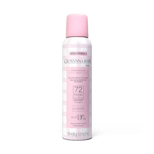 Desodorante Giovanna Baby Aerosol 72h Classic 150ml