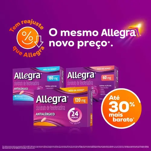 Allegra 120mg 10 Comprimidos